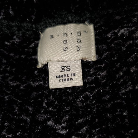 A N E W D A Y Black Cardigan Sweater-Size X Small - Picture 3 of 3